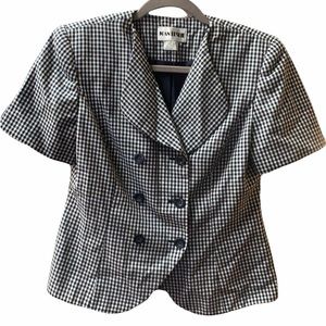 Joan Leslie Vintage Checkered Blazer